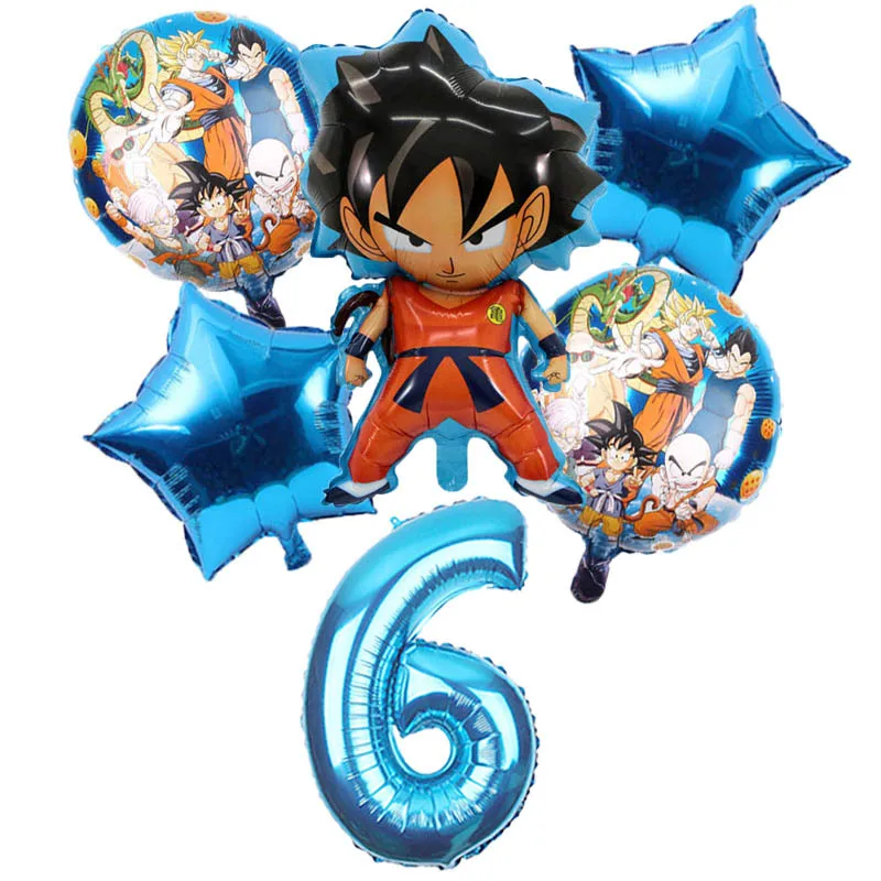 1 комплект с принтом &quotSon Goku Hero тематическая вечеринка на день рождения украшения