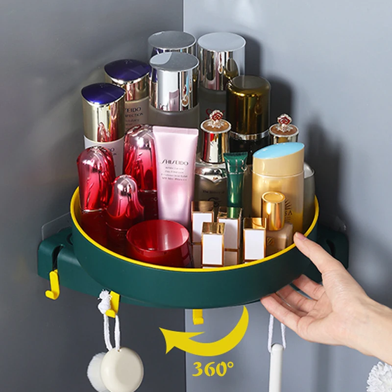 Rotating bathroom organizer Toilet Shelf Wash Supplies Corner Storage Rack Hanging Wall Kitchen Seasoning
Rotating bathroom organizer Toilet Shelf Wash Supplies Corner Storage Rack Hanging Wall Kitchen Seasoning