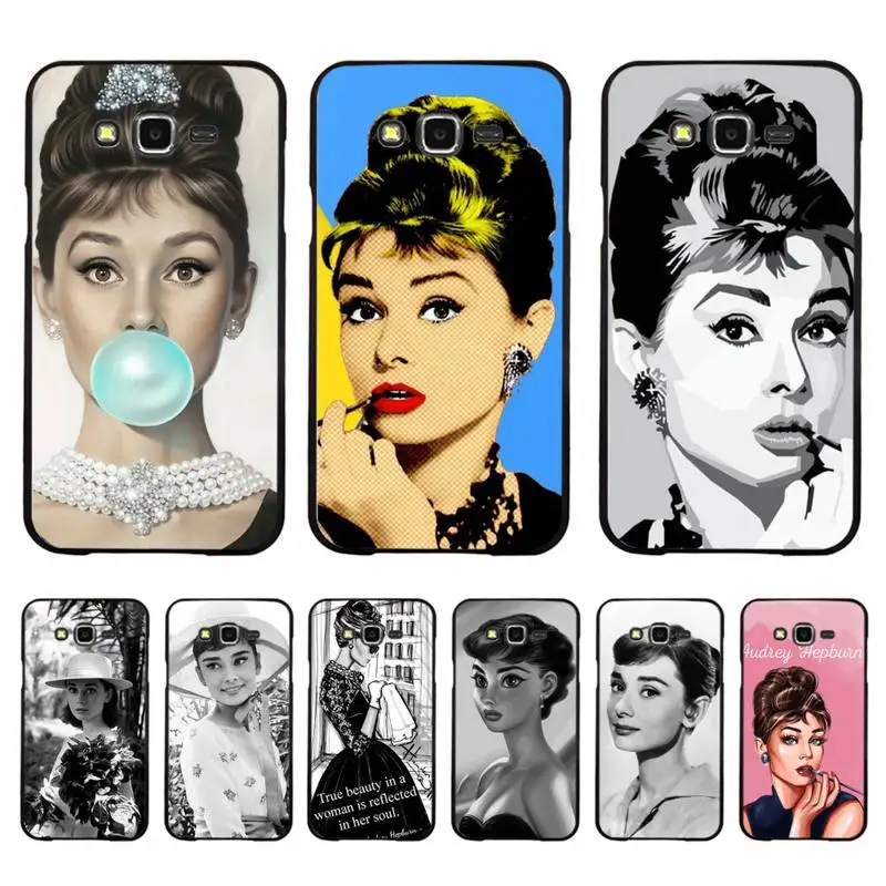 Famous Elegant Audrey Hepburn Phone Case For Samsung Galaxy J 4plus J6 J5 J72016 J7prime J7Core J6plus Coque
Famous Elegant Audrey Hepburn Phone Case For Samsung Galaxy J 4plus J6 J5 J72016 J7prime J7Core J6plus Coque