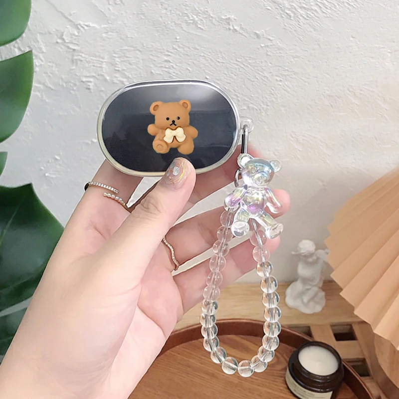 For xiaomi Redmi AirDots 3 Case Cute Bear cartoon Silicone Clear Earphones Cover AirDots 2 S Protective Case with Keychain Cover
For xiaomi Redmi AirDots 3 Case Cute Bear cartoon Silicone Clear Earphones Cover AirDots 2 S Protective Case with Keychain Cover