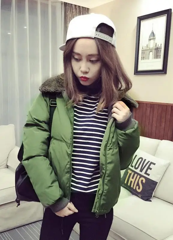 2020 New Autumn and Winter Padded Coat Women's Short Winter Lamb Loose Padded Jacket Wa108 Y221
2020 New Autumn and Winter Padded Coat Women's Short Winter Lamb Loose Padded Jacket Wa108 Y221