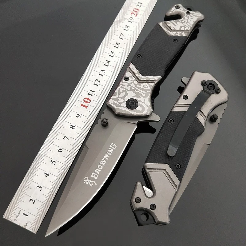 Складной нож Browning 440C G10, многофункциональный карманный переносной Мультитул для самообороны, кемпинга, в стиле милитари
Складной нож Browning 440C G10, многофункциональный карманный переносной Мультитул для самообороны, кемпинга, в стиле милитари