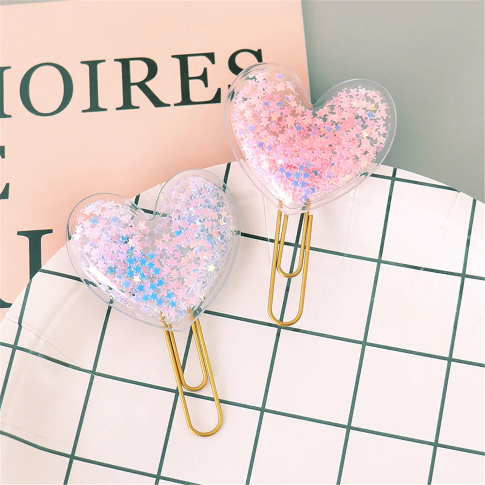 2Pcs/set Heart Shape Bookmark Original Creative Candy Paper Clip Office School Metal Index Paper Clips Stationery
2Pcs/set Heart Shape Bookmark Original Creative Candy Paper Clip Office School Metal Index Paper Clips Stationery