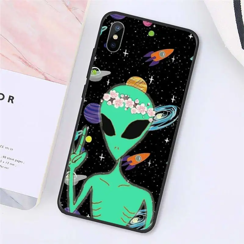 Aesthetics Cute Cartoon alien space Phone Case for iPhone 11 12 pro MINI XS MAX 8 7 6 6S Plus X 5S SE 2020 XR
Aesthetics Cute Cartoon alien space Phone Case for iPhone 11 12 pro MINI XS MAX 8 7 6 6S Plus X 5S SE 2020 XR
