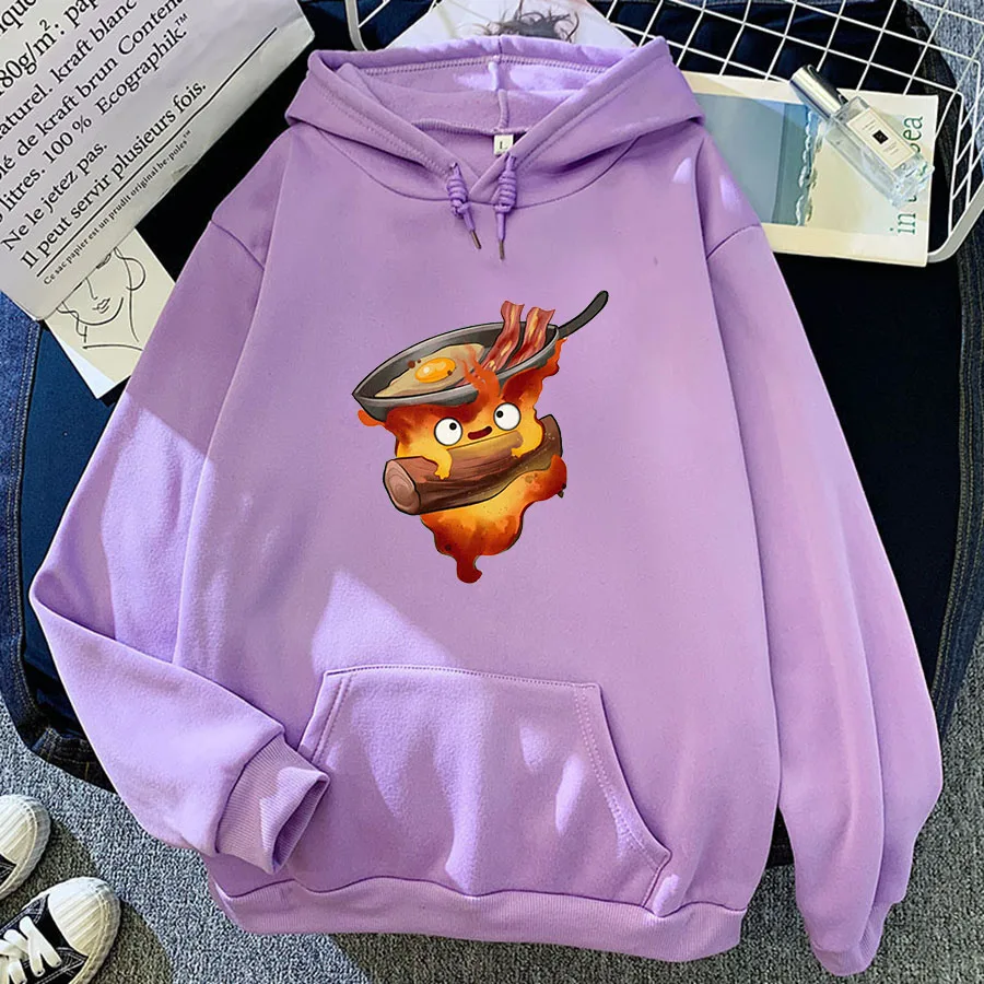Anime Howl's Moving Castle Hoodies Loose Fleece Hoodie Cartoon Calcifer Vintage Pullovers Sweatshirt for Teens Winter Women Tops
Anime Howl's Moving Castle Hoodies Loose Fleece Hoodie Cartoon Calcifer Vintage Pullovers Sweatshirt for Teens Winter Women Tops