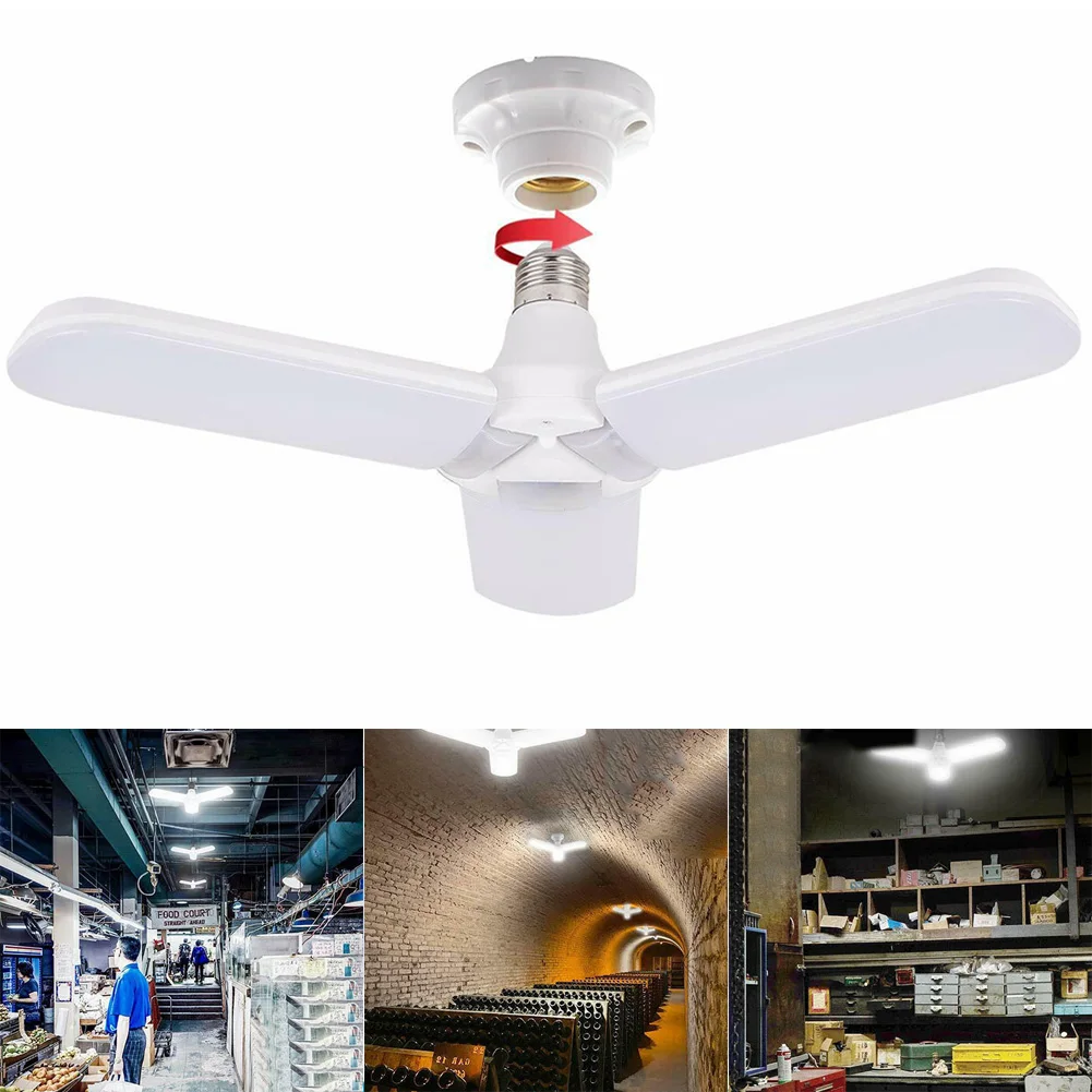 Household Energy-saving Lamp LED Three-leaf Lamp Foldable Super Bright Wide Pressure Constant Current E27 Energy-saving Lamp J8
Household Energy-saving Lamp LED Three-leaf Lamp Foldable Super Bright Wide Pressure Constant Current E27 Energy-saving Lamp J8