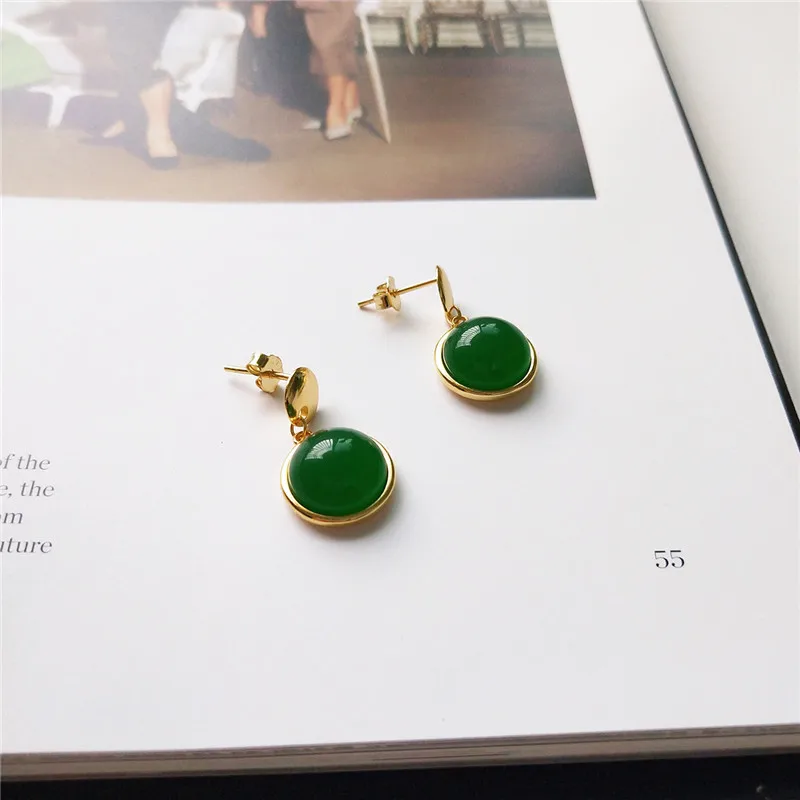 RUIYI 925 Sterling Silver Green Onyx Drop Earrings Women Sweet Cute Simplicity Agate Earrings Cool Girls Fine Jewelry Gift 925 
RUIYI 925 Sterling Silver Green Onyx Drop Earrings Women Sweet Cute Simplicity Agate Earrings Cool Girls Fine Jewelry Gift 925