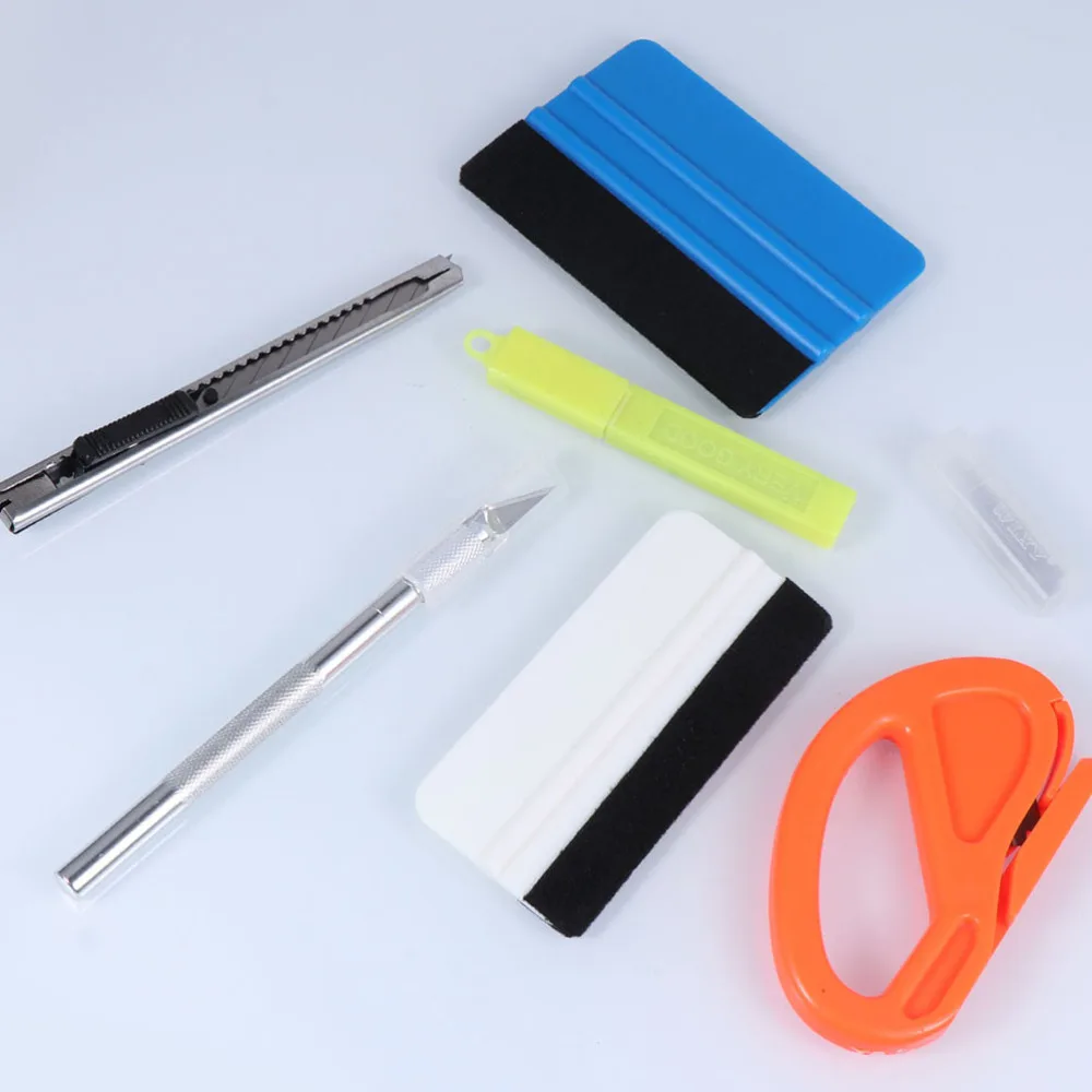 2 Sets of Professional Auto Window Tint Tool Film Sticker Wrapping Scraper Squeegee Cutter
2 Sets of Professional Auto Window Tint Tool Film Sticker Wrapping Scraper Squeegee Cutter