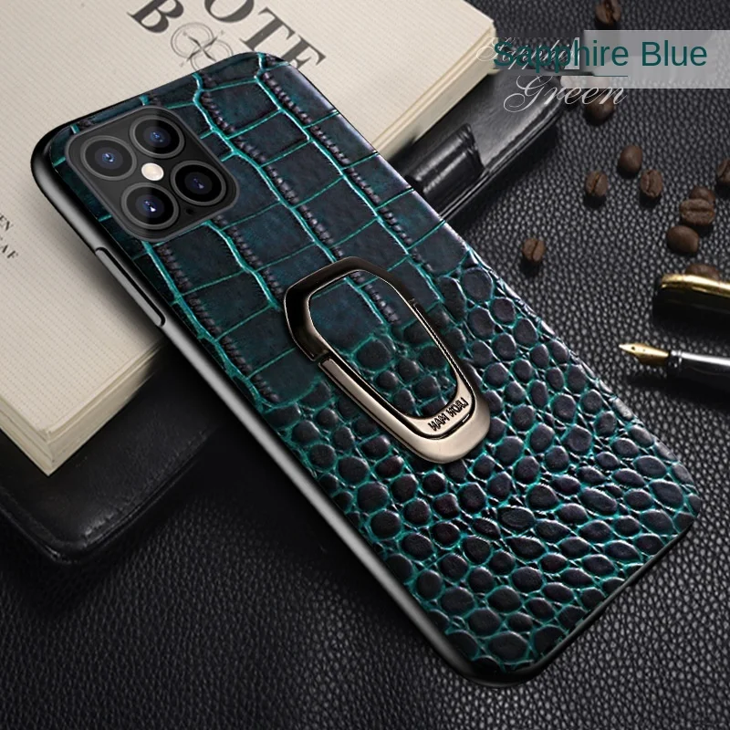 Original Crocodile Real Leather Magnet Car Ring Holder Phone Case For IPhone 12 Pro Max Magnetic Luxury Cover For 12 Pro Case
Original Crocodile Real Leather Magnet Car Ring Holder Phone Case For IPhone 12 Pro Max Magnetic Luxury Cover For 12 Pro Case