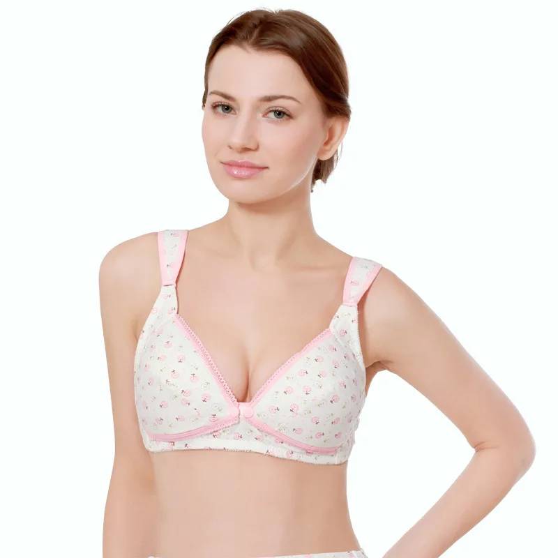 Lovely Printed Cotton Maternity Nursing Bras Wireless Soft Front Open Breastfeeding Underwear Lacation Mother Feeding Bras
Lovely Printed Cotton Maternity Nursing Bras Wireless Soft Front Open Breastfeeding Underwear Lacation Mother Feeding Bras