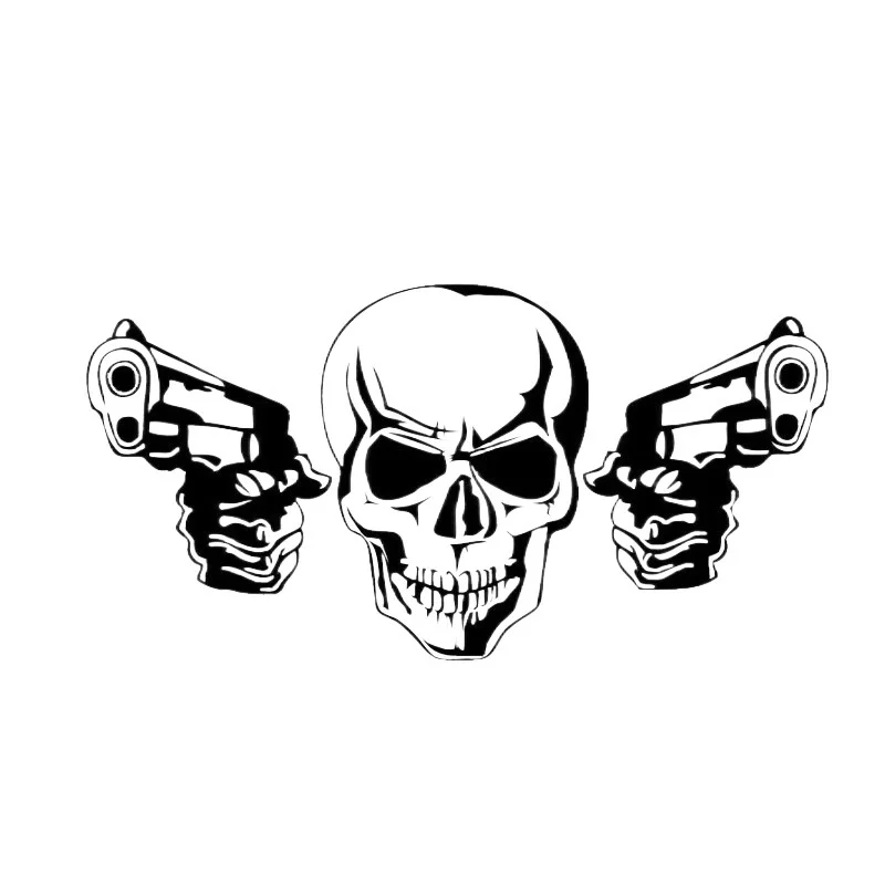 17.4*8.9CM Coolest Gun Skull Car Stickers High Quality Decoration Vinyl Motorcycle Bicycle Accessories Graphic C16-0212
17.4*8.9CM Coolest Gun Skull Car Stickers High Quality Decoration Vinyl Motorcycle Bicycle Accessories Graphic C16-0212