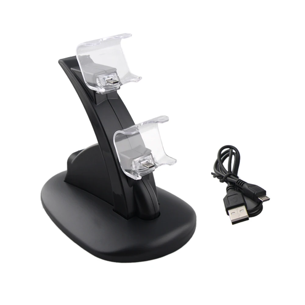 Black charger base is suitable for PS4 controller Dual USB charging station bracket is suitable for Sony Playstation 4 PS4
Black charger base is suitable for PS4 controller Dual USB charging station bracket is suitable for Sony Playstation 4 PS4