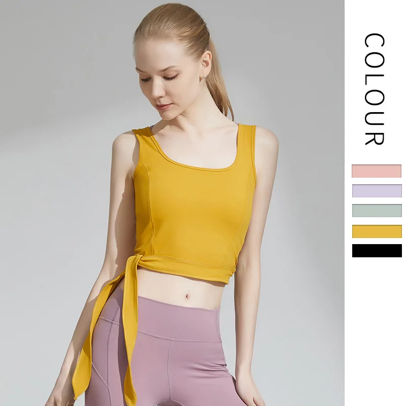 Women's Sexy Yoga Wear Underwear Summer Breathable Fitness Tops Running Exercise clothes Elastic Yoga Bra Tank Tops
Women's Sexy Yoga Wear Underwear Summer Breathable Fitness Tops Running Exercise clothes Elastic Yoga Bra Tank Tops