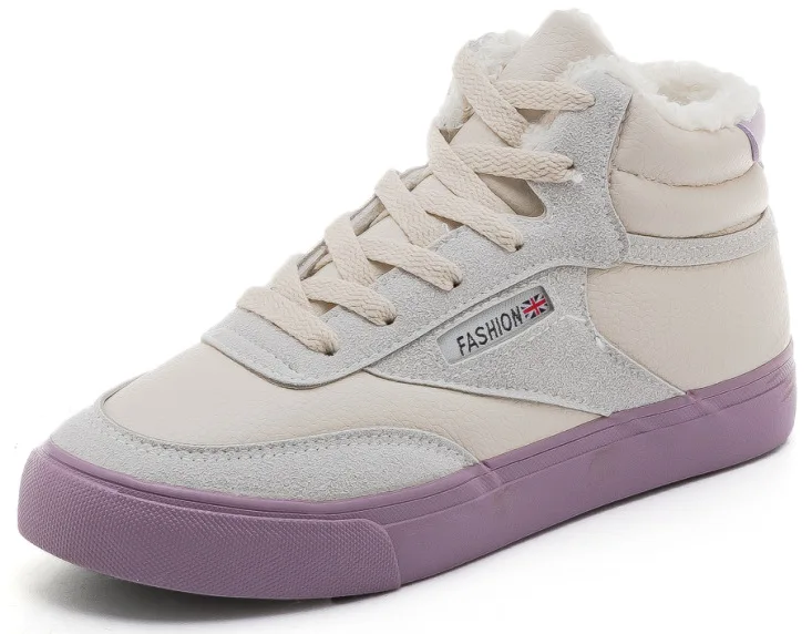 Winter Vulcanized Shoes Fashion Sneakers Women Plush Warm Casual Shoes Woman Lace Up Flock Sneakers Snow Boot Botas Mujer
Winter Vulcanized Shoes Fashion Sneakers Women Plush Warm Casual Shoes Woman Lace Up Flock Sneakers Snow Boot Botas Mujer