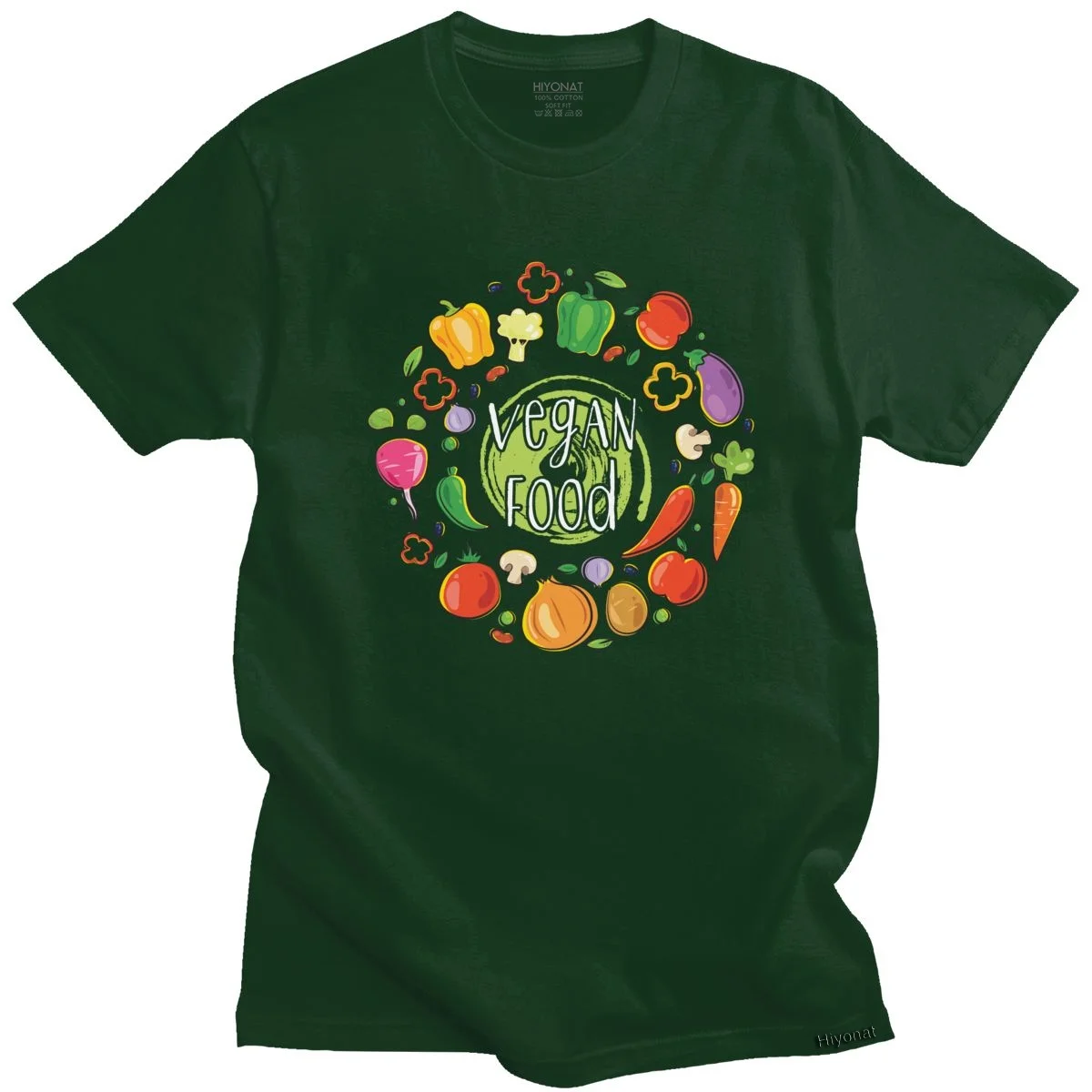 Classic Vegan Food T Shirt for Men Cotton Powered By Plants O-neck Graphic T-shirt Gift
Classic Vegan Food T Shirt for Men Cotton Powered By Plants O-neck Graphic T-shirt Gift