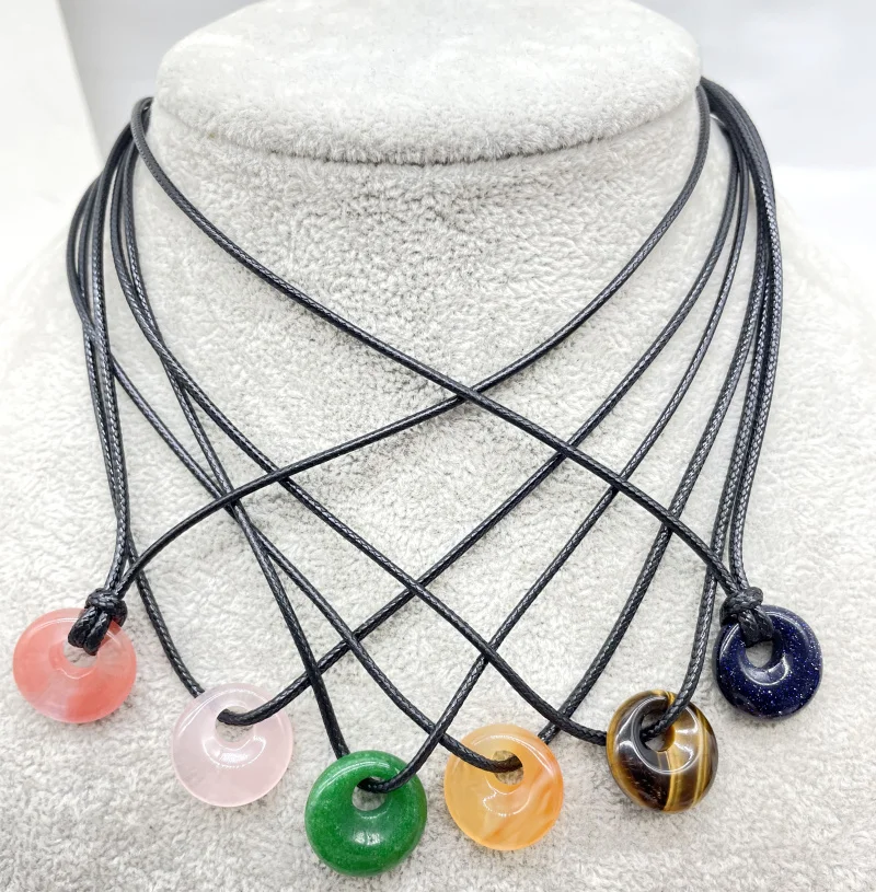 Ожерелье с подвеской из натурального камня круглой формы, с кристаллами, опалом, тигровым глазом, агатом для изготовления ювелирных изделий
Ожерелье с подвеской из натурального камня круглой формы, с кристаллами, опалом, тигровым глазом, агатом для изготовления ювелирных изделий