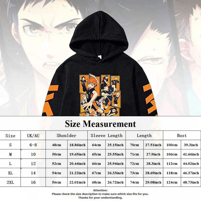 Unisex Anime Haikyuu Printed Casual Hoodie Streetwear Popular Sports Hooded Men Women Sweatershirt Hoodie Pullovers S-2XL
Unisex Anime Haikyuu Printed Casual Hoodie Streetwear Popular Sports Hooded Men Women Sweatershirt Hoodie Pullovers S-2XL