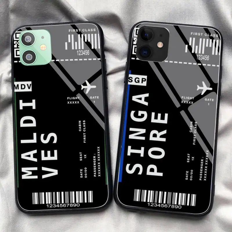 Cute FIRST CLASS PLANE TICKET Phone Case Tempered Glass For iPhone 11 Pro XR XS MAX 8 X 7 6S 6 Plus SE 2020 12 Pro Max Mini case
Cute FIRST CLASS PLANE TICKET Phone Case Tempered Glass For iPhone 11 Pro XR XS MAX 8 X 7 6S 6 Plus SE 2020 12 Pro Max Mini case