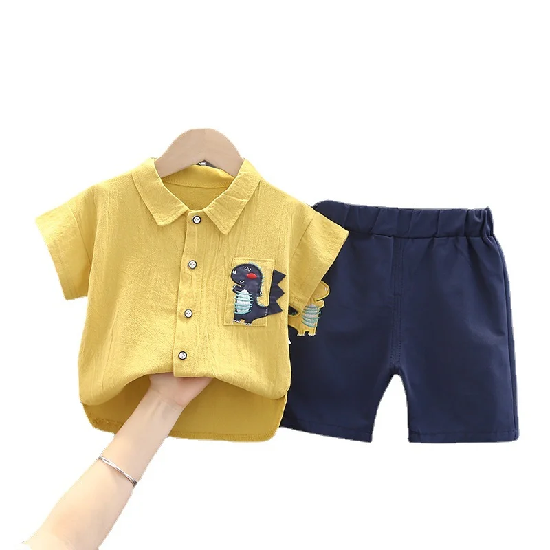 New Fashion Summer Baby Clothes Children Boys Cotton Shirt Shorts 2Pcs/Set Toddler Casual Costume Infant Clothing Kids Tracksuit
New Fashion Summer Baby Clothes Children Boys Cotton Shirt Shorts 2Pcs/Set Toddler Casual Costume Infant Clothing Kids Tracksuit
