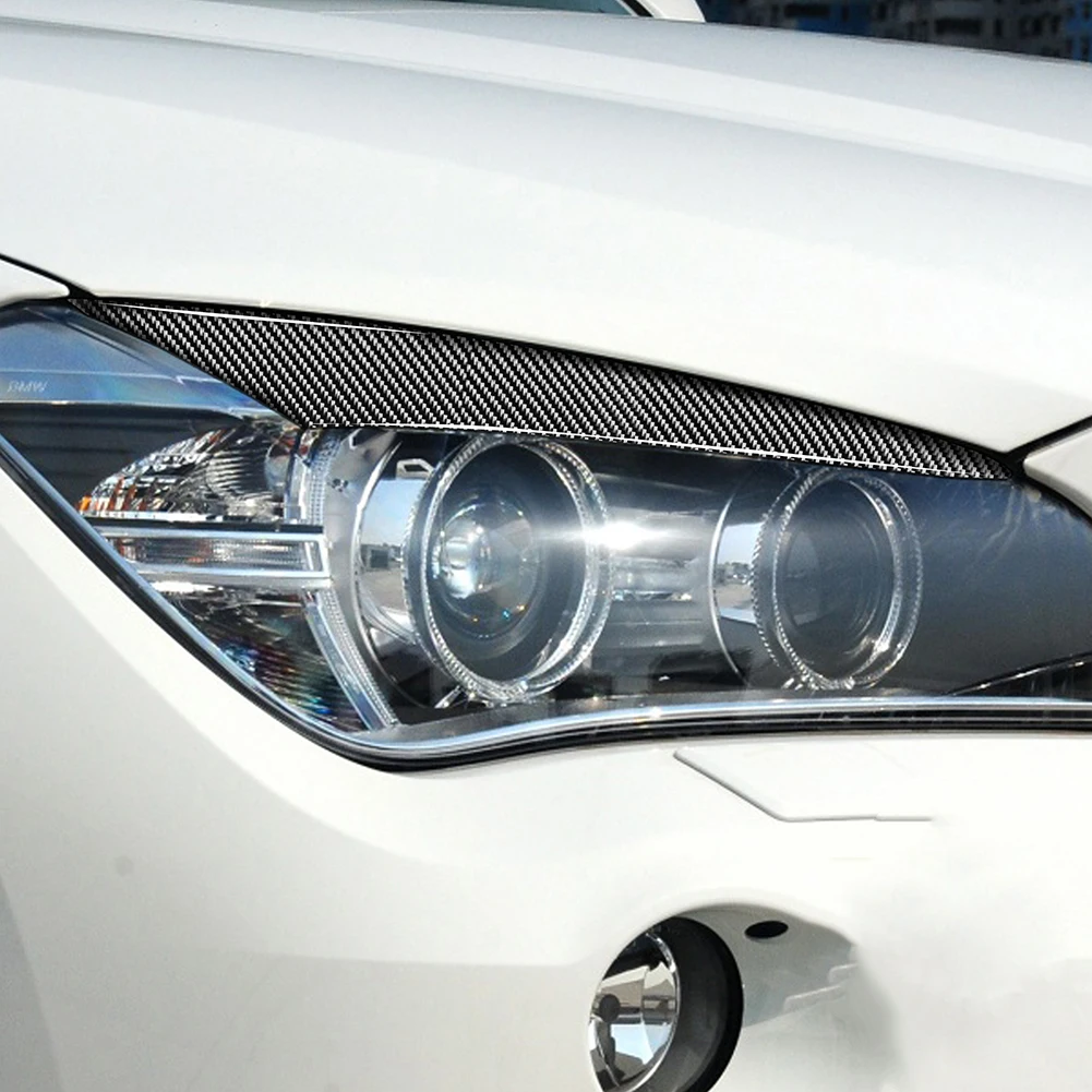 Anti-ultraviolet Coating Car Exterior Stickers Epoxy Carbon Fiber Headlight Eyelids Trim Stickers for BMW E84 X1 2009-2014
Anti-ultraviolet Coating Car Exterior Stickers Epoxy Carbon Fiber Headlight Eyelids Trim Stickers for BMW E84 X1 2009-2014