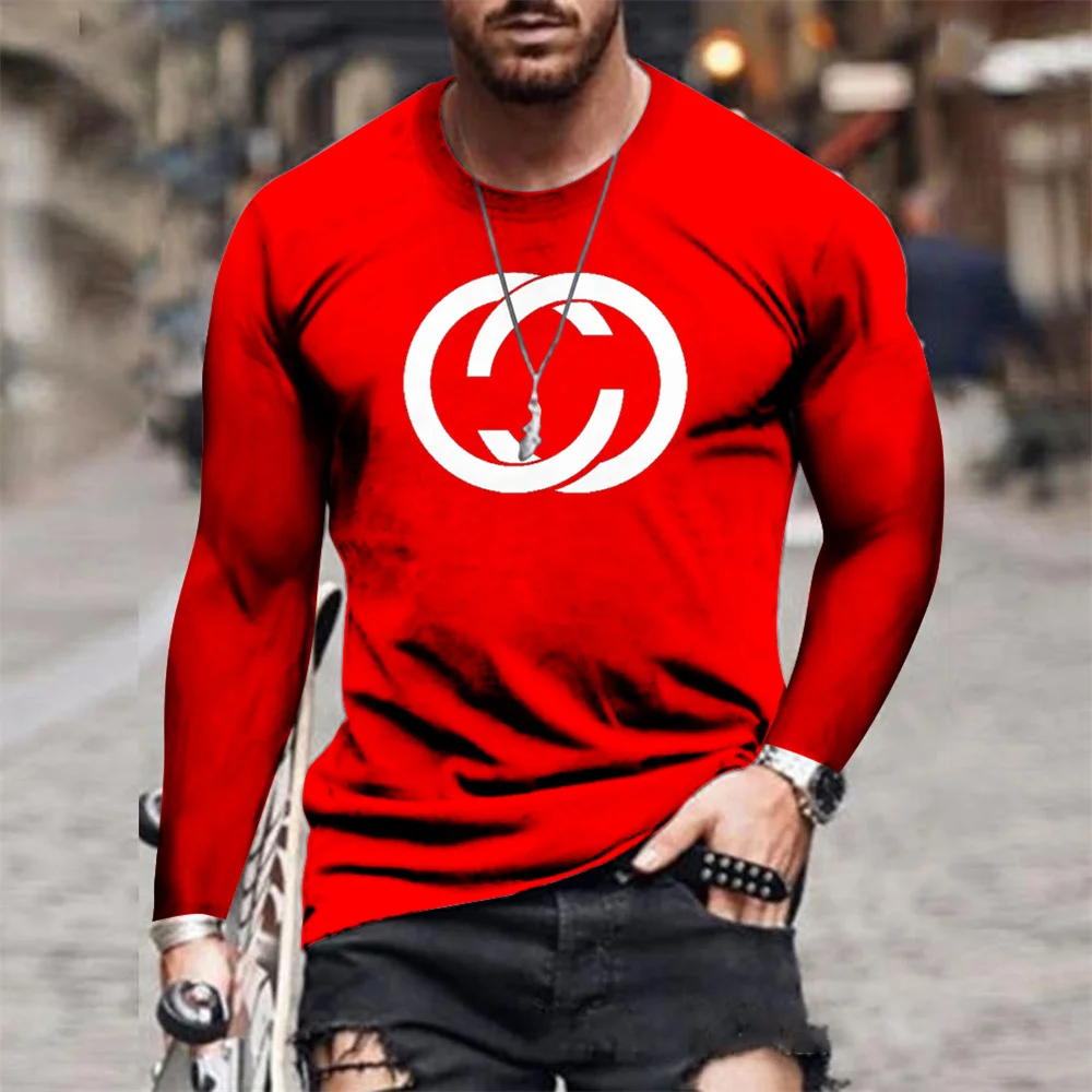 2021 summer men's 3D GU classic solid color fashion sweater round neck long-sleeved striped casual T-shirt male long-sleeved
2021 summer men's 3D GU classic solid color fashion sweater round neck long-sleeved striped casual T-shirt male long-sleeved