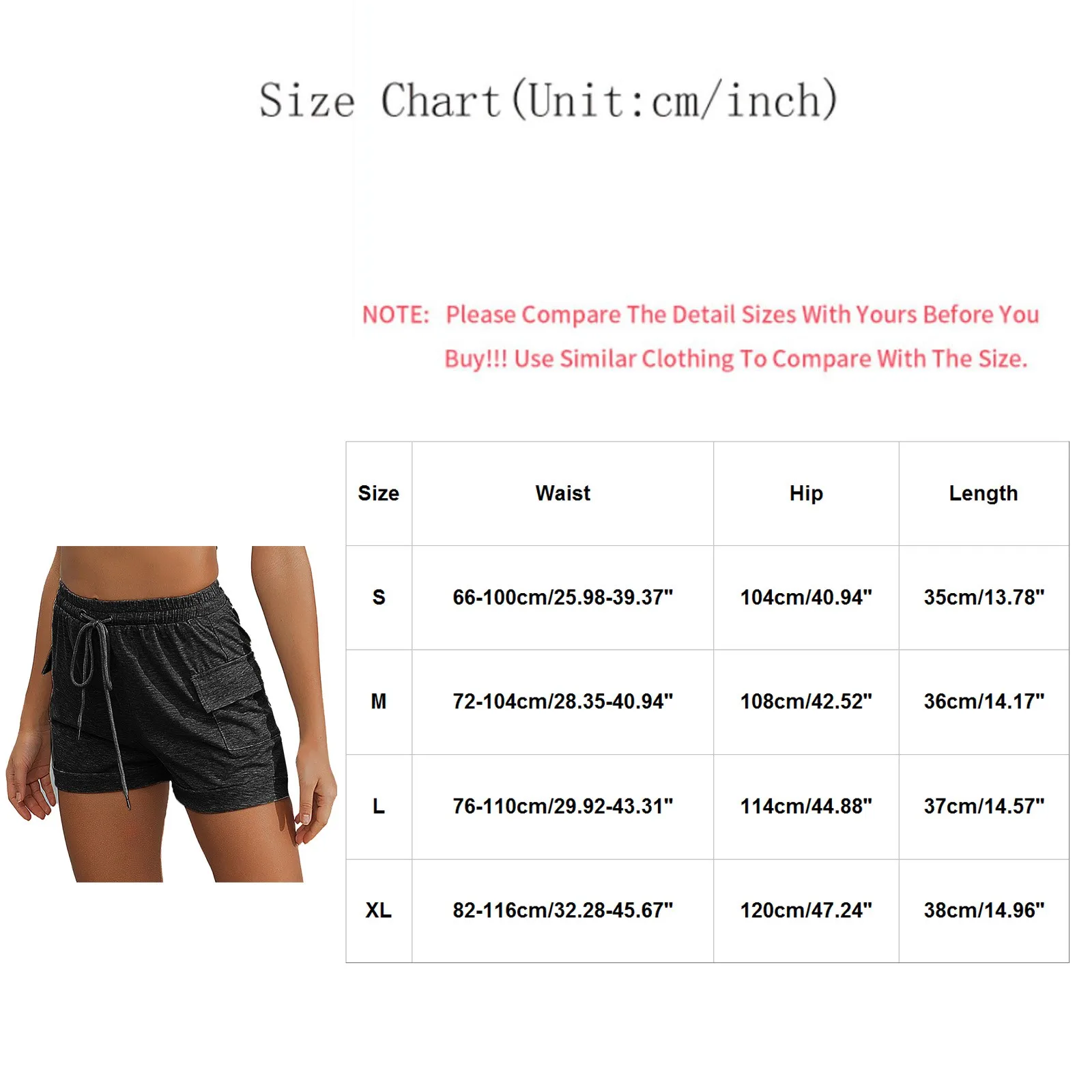 Womens Comfy Drawstring Solid Women's Sports Shorts Casual Elastic Waist Pocketed Loose Shorts Plus Size Shorts Comfy Soft
Womens Comfy Drawstring Solid Women's Sports Shorts Casual Elastic Waist Pocketed Loose Shorts Plus Size Shorts Comfy Soft