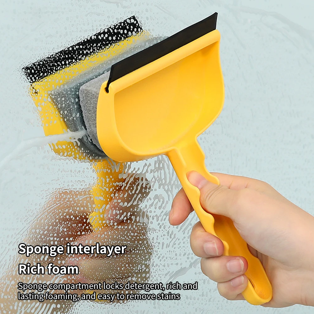 Soft Rubber Glass Wiper Scraper Double-sided Shower Squeegee Cleaner Bathroom Mirror Wiper Scraper Small Glass Cleaning Brush
Soft Rubber Glass Wiper Scraper Double-sided Shower Squeegee Cleaner Bathroom Mirror Wiper Scraper Small Glass Cleaning Brush
