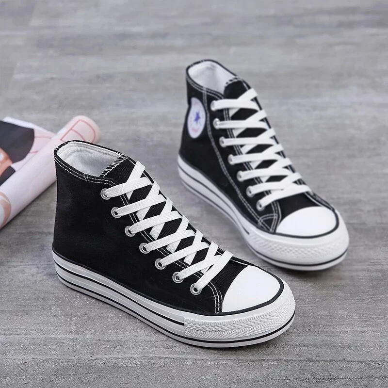 Men Vulcanized Shoes Canvas Shoes Men Women High Top Black Classic Wild Waterproof Large Size 35-46 Casual Couple Shoes Sneaker
Men Vulcanized Shoes Canvas Shoes Men Women High Top Black Classic Wild Waterproof Large Size 35-46 Casual Couple Shoes Sneaker