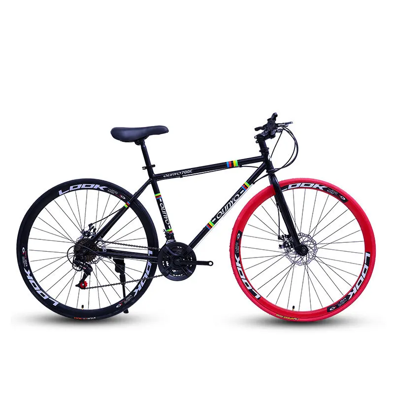 Fixed Gear Bicycle Men and Women Bicycle 27 Speed 40 Knife Adult Road Racing Double Disc Brakes Inflatable Solid Tire
Fixed Gear Bicycle Men and Women Bicycle 27 Speed 40 Knife Adult Road Racing Double Disc Brakes Inflatable Solid Tire