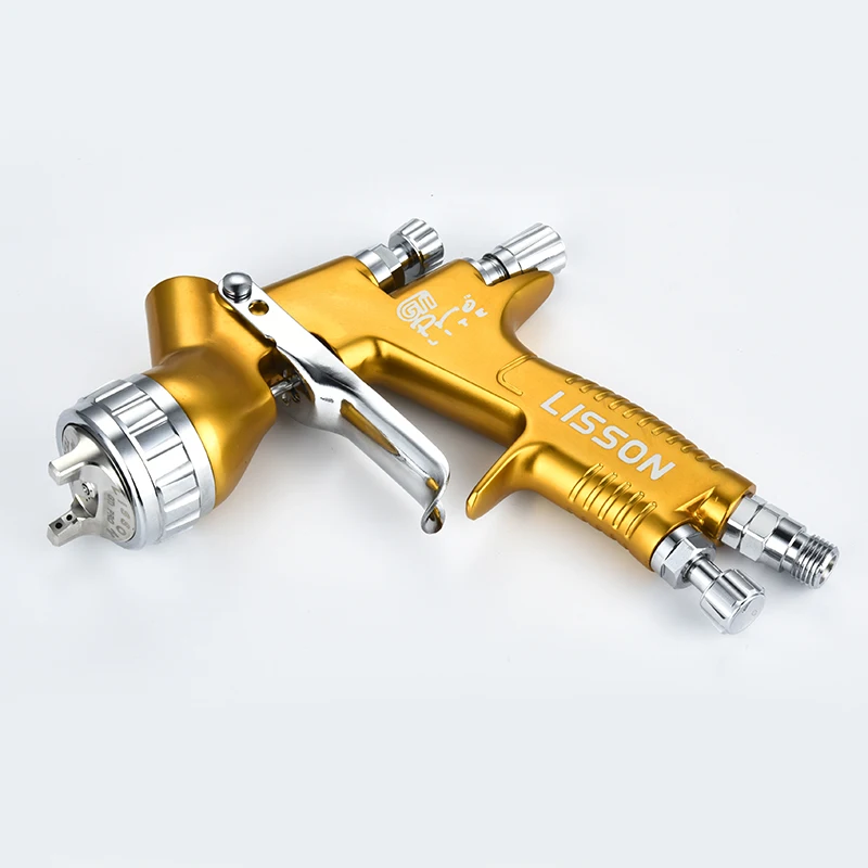 HVLP Gravity Feed Air Spray Paint Gun 1.3/1.8mm Nozzle GTI Pro lite Waterborne Coating for Car Painting Automotive Refinishing
HVLP Gravity Feed Air Spray Paint Gun 1.3/1.8mm Nozzle GTI Pro lite Waterborne Coating for Car Painting Automotive Refinishing
