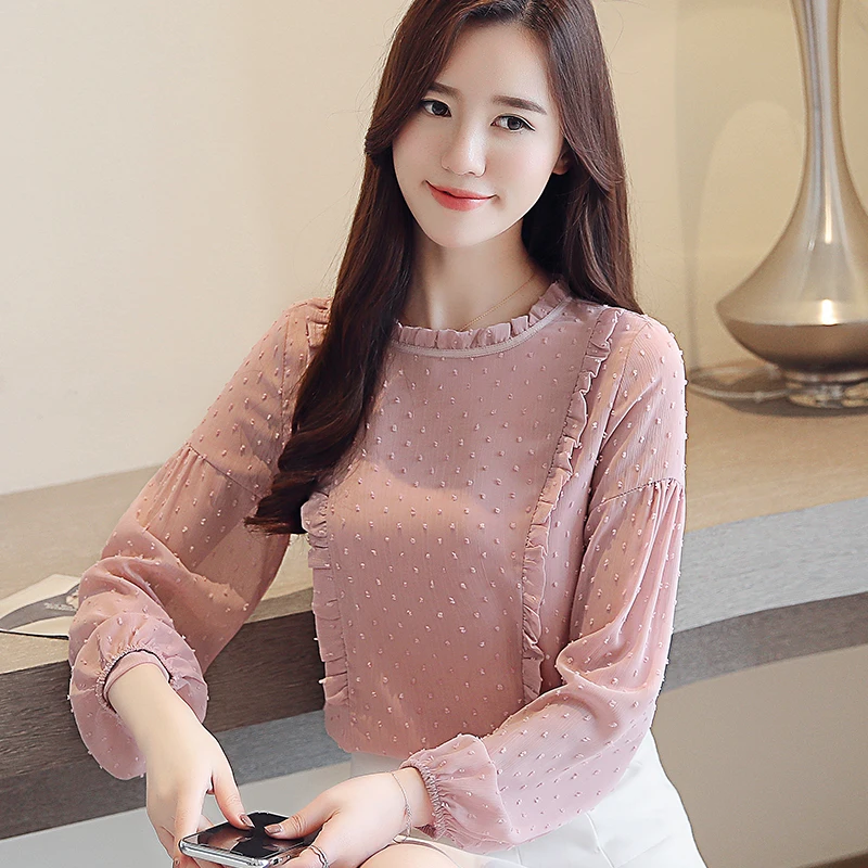2021 Autumn Fashion Women Blouses Long Sleeve Chiffon Casual Solid Lantern Sleeves Ruffles Shirts Elegant Pink Korean Style Tops
2021 Autumn Fashion Women Blouses Long Sleeve Chiffon Casual Solid Lantern Sleeves Ruffles Shirts Elegant Pink Korean Style Tops