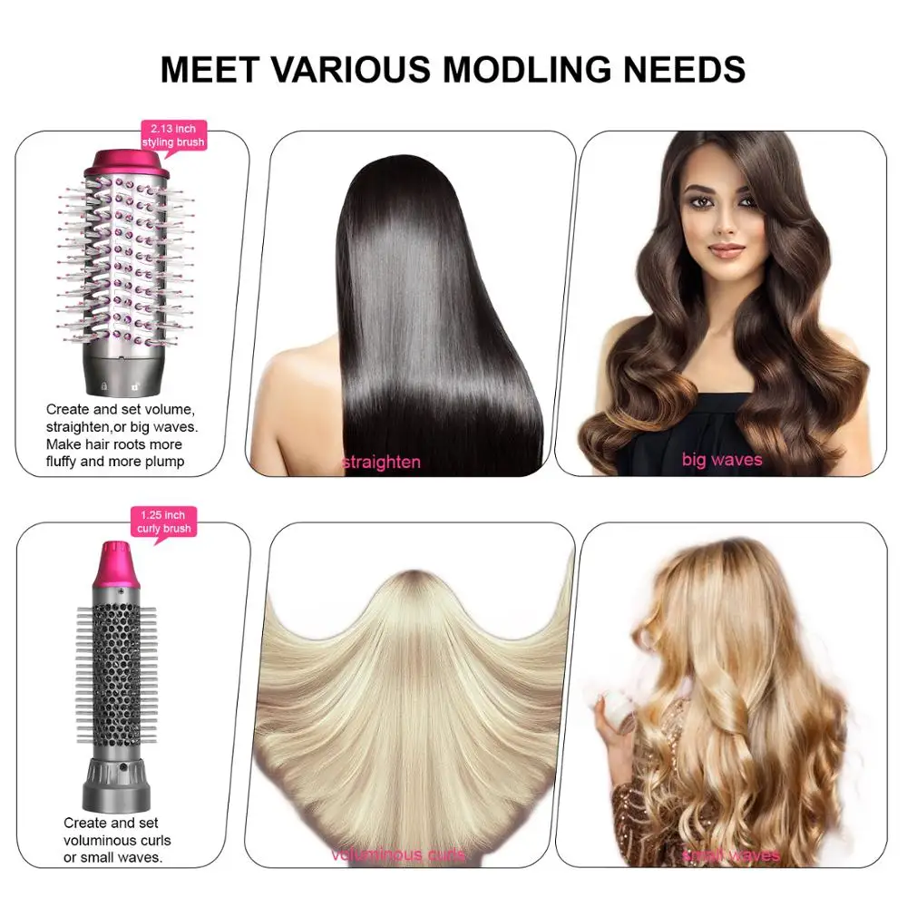 Multifunction Hair Dryer 2 in 1 One Step Hot Air Brush Hair Straightener Comb Curling Brush Hair Styling Tools Hair Dryer Brush
Multifunction Hair Dryer 2 in 1 One Step Hot Air Brush Hair Straightener Comb Curling Brush Hair Styling Tools Hair Dryer Brush
