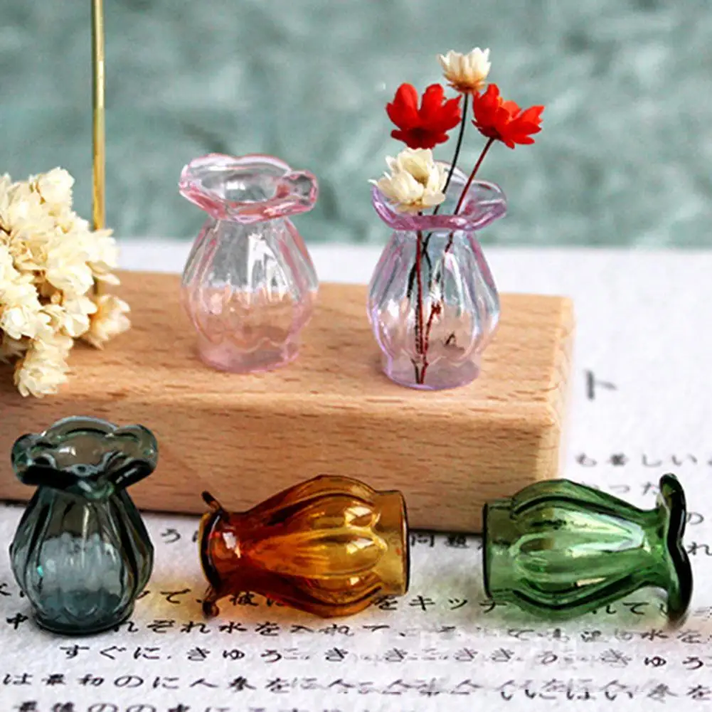Mini Glass Flowerpot Vase DIY Furniture Toys Dollhouse Miniature Accessories Children Toys Birthday Christmas New Year Gift
Mini Glass Flowerpot Vase DIY Furniture Toys Dollhouse Miniature Accessories Children Toys Birthday Christmas New Year Gift