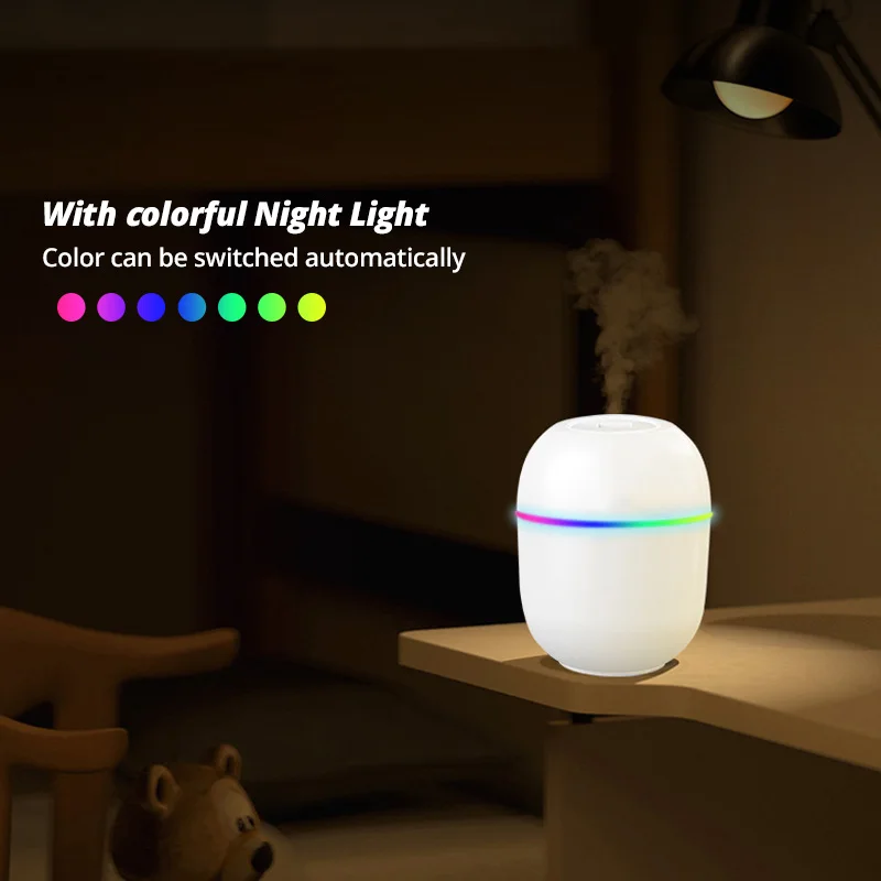 220ML Ultrasonic Mini Air Humidifier Light USB Essential Oil Diffuser Car Purifier Aroma Anion Mist Maker Humidfy With LED Lamp
220ML Ultrasonic Mini Air Humidifier Light USB Essential Oil Diffuser Car Purifier Aroma Anion Mist Maker Humidfy With LED Lamp