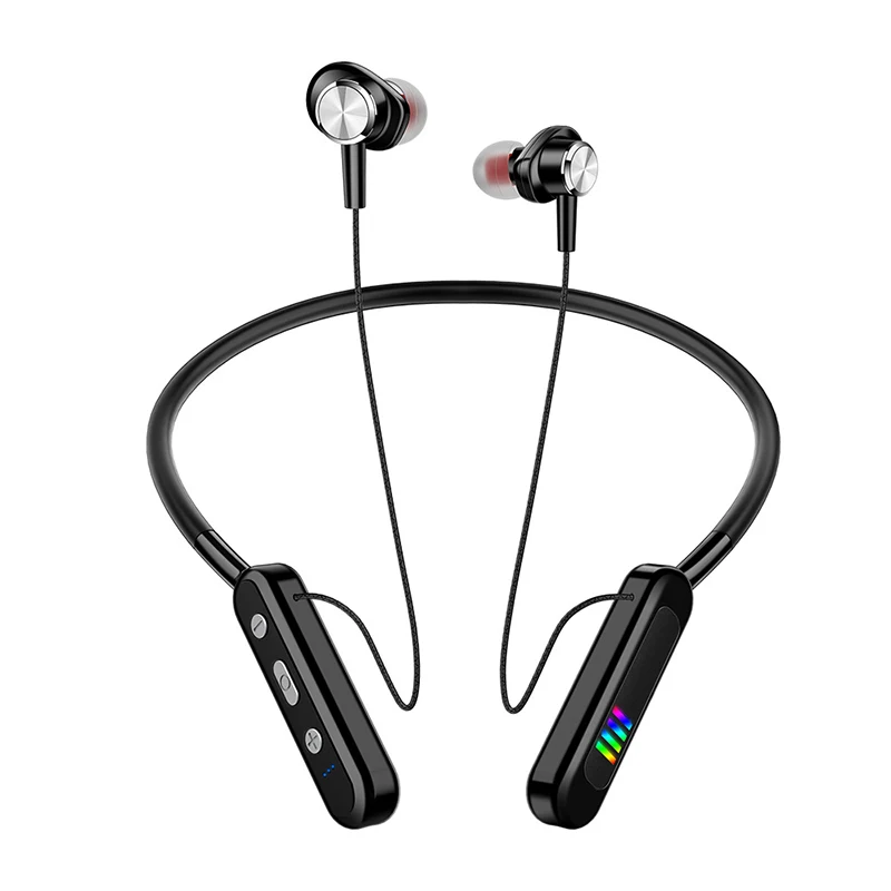 Bluetooth Neckband Earphones Sports Magnetic Earbuds HD Audio Waterproof Binaural Stereo In-Ear With Led Bluetooth Headset
Bluetooth Neckband Earphones Sports Magnetic Earbuds HD Audio Waterproof Binaural Stereo In-Ear With Led Bluetooth Headset