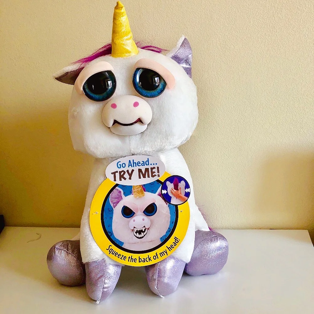 16 inches Feisty Pets funny face changing soft toys for children stuffed plush unicorn angry animal
16 inches Feisty Pets funny face changing soft toys for children stuffed plush unicorn angry animal