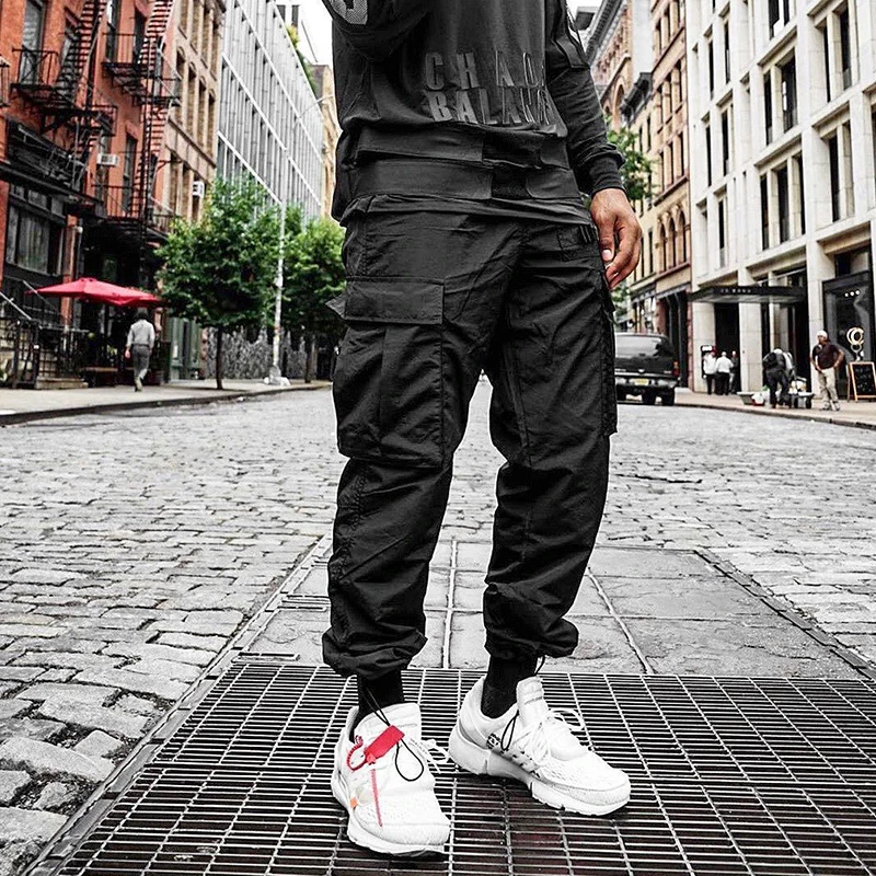 New gaojiechao brand overalls men's sports pants gym fitness training solid men's tactical pants jogging pants men's Multi Pocke 
New gaojiechao brand overalls men's sports pants gym fitness training solid men's tactical pants jogging pants men's Multi Pocke