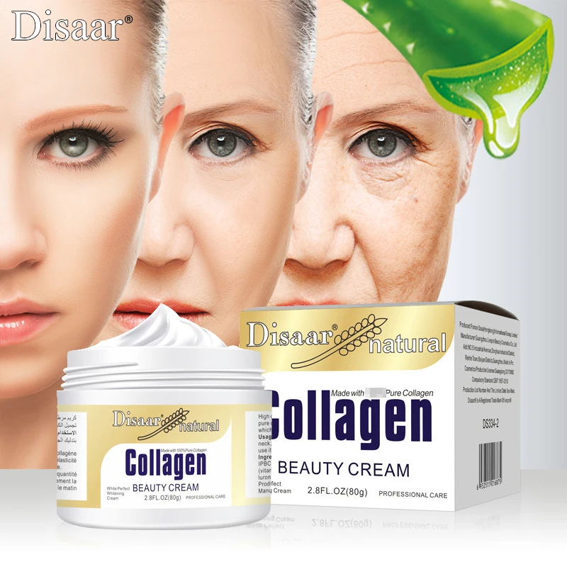 Collagen Face Cream Aloe Moisturizing Rejuvenation Luster Fade Fine Line Anti Wrinkle Anti Aging Nourishing Serum Skin Care 80ml
Collagen Face Cream Aloe Moisturizing Rejuvenation Luster Fade Fine Line Anti Wrinkle Anti Aging Nourishing Serum Skin Care 80ml