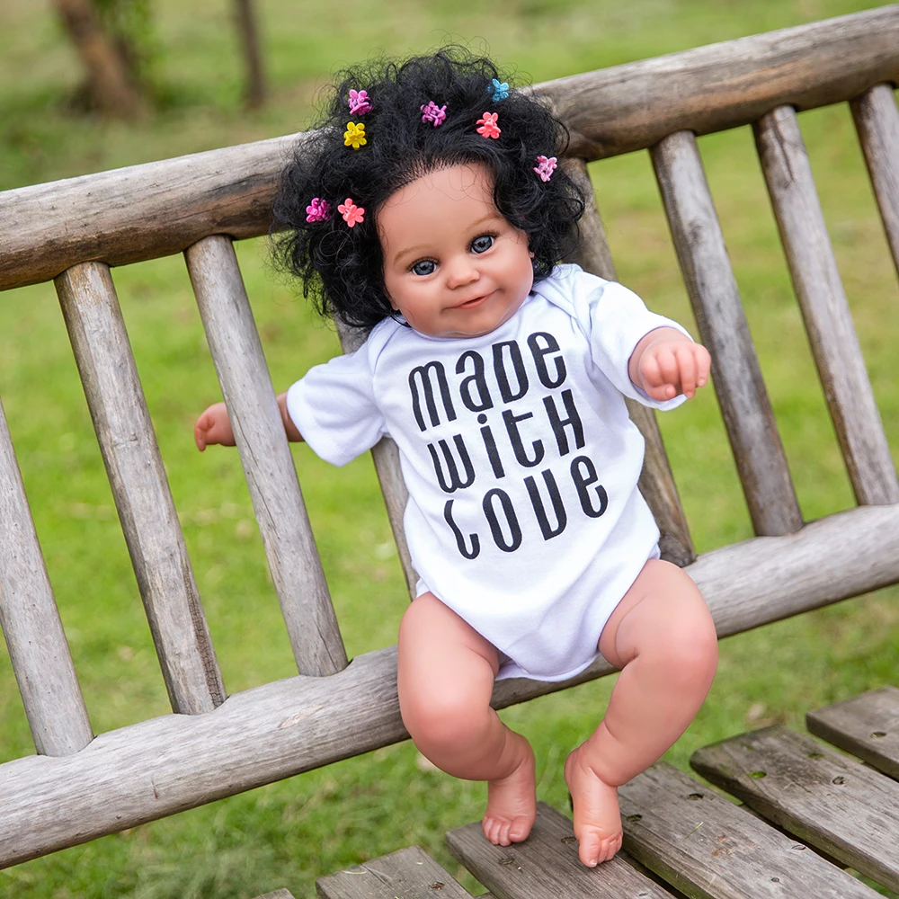 Hoomai 20" New Style Reborn Baby Doll Black Skin Lifelike Newborn Girl Doll Bonecas for Children's Gifts
Hoomai 20" New Style Reborn Baby Doll Black Skin Lifelike Newborn Girl Doll Bonecas for Children's Gifts