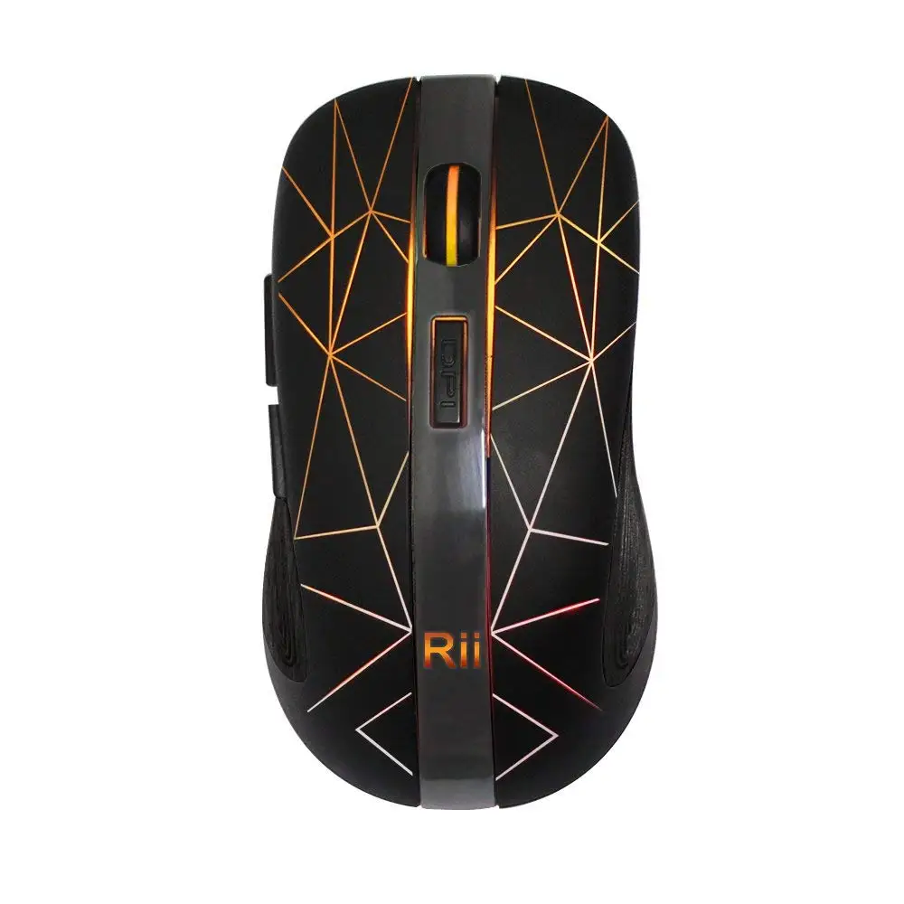 Rii RM200 2.4G Wireless Mouse 5 Buttons Rechargeable Mobile Optical Mouse with USB Nano Receiver,3 Adjustable DPI Levels for PC
Rii RM200 2.4G Wireless Mouse 5 Buttons Rechargeable Mobile Optical Mouse with USB Nano Receiver,3 Adjustable DPI Levels for PC