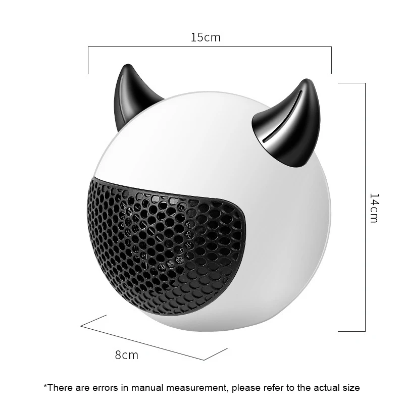 Portable Electric Heater Warming Heater Personal Space Warmer DesktopHeater Foot Warmer Little Devil Office Household Heater
Portable Electric Heater Warming Heater Personal Space Warmer DesktopHeater Foot Warmer Little Devil Office Household Heater