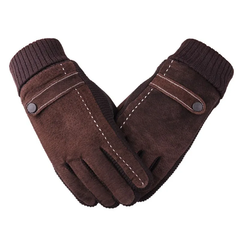New Winter Men's Warm Gloves Genuine Suede Pig Leather Gloves Mittens Male Thick Bike Motorcycle Gloves Men Knitted
New Winter Men's Warm Gloves Genuine Suede Pig Leather Gloves Mittens Male Thick Bike Motorcycle Gloves Men Knitted
