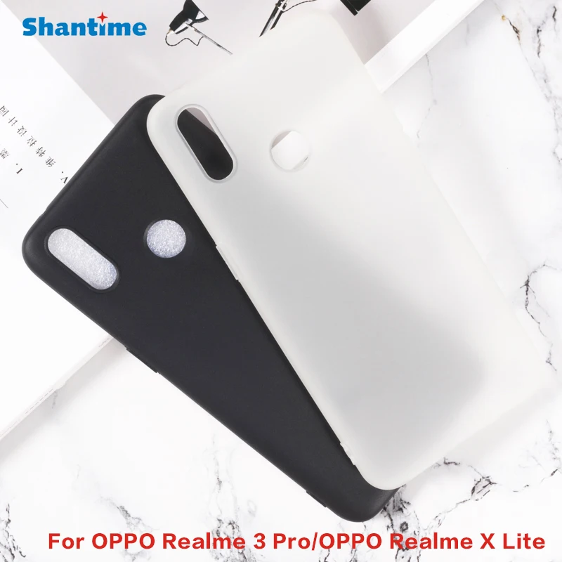 Гелевый силиконовый защитный чехол для OPPO Realme 3 Pro мягкий из ТПУ телефона X