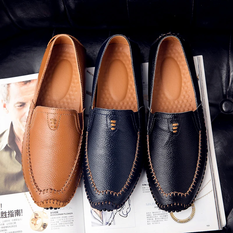 Plus Size 38-48 Driving Shoes Men Fashion Lazy Slip-On Loafers Light Breathable Soft Handmade Casual Men Shoes Zapatos De Hombre
Plus Size 38-48 Driving Shoes Men Fashion Lazy Slip-On Loafers Light Breathable Soft Handmade Casual Men Shoes Zapatos De Hombre