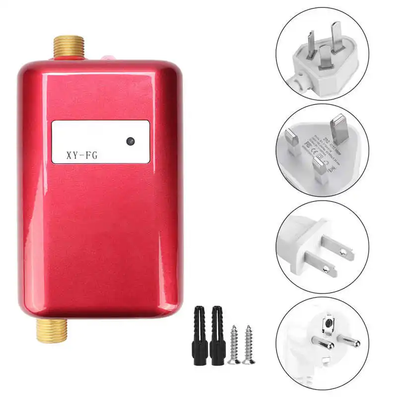Red Mini Bathroom Kitchen Washing Electric Instant Hot Cold Hot Dual Use Water Heater
Red Mini Bathroom Kitchen Washing Electric Instant Hot Cold Hot Dual Use Water Heater