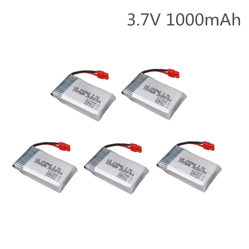 

3.7V 1000mAh Battery For Syma X5HC X5HW X5UW X5UC Quadcopter Spare Parts Upgraded 102542 battery
