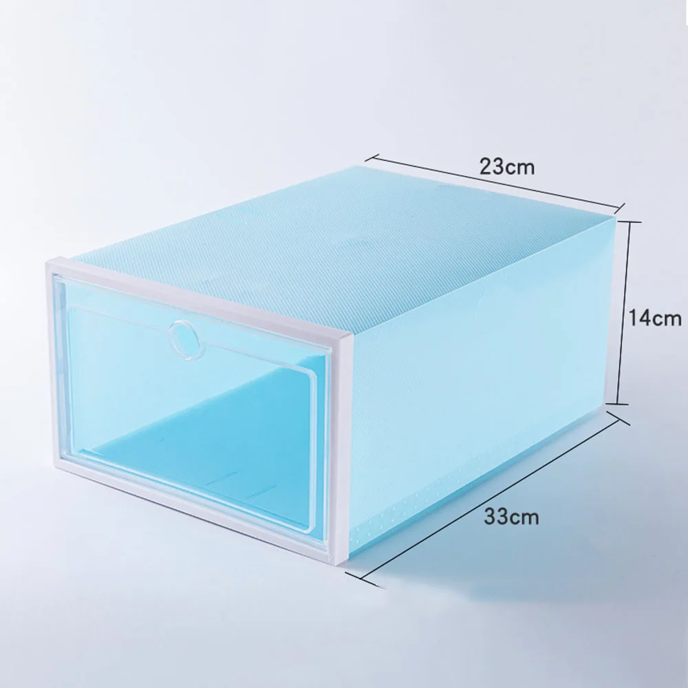 Drawer Type Shoe Box Transparent Storage Can Be Assembled Folding Plastic Shoe Box Thickened Transparent Flip Shoe Storage Box
Drawer Type Shoe Box Transparent Storage Can Be Assembled Folding Plastic Shoe Box Thickened Transparent Flip Shoe Storage Box