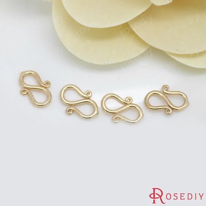 (C254)10 pieces 8x12mm 24K Champagne Gold Color Brass S Shape Bracelet Connect Clasps High Quality Diy Jewelry Accessories
(C254)10 pieces 8x12mm 24K Champagne Gold Color Brass S Shape Bracelet Connect Clasps High Quality Diy Jewelry Accessories