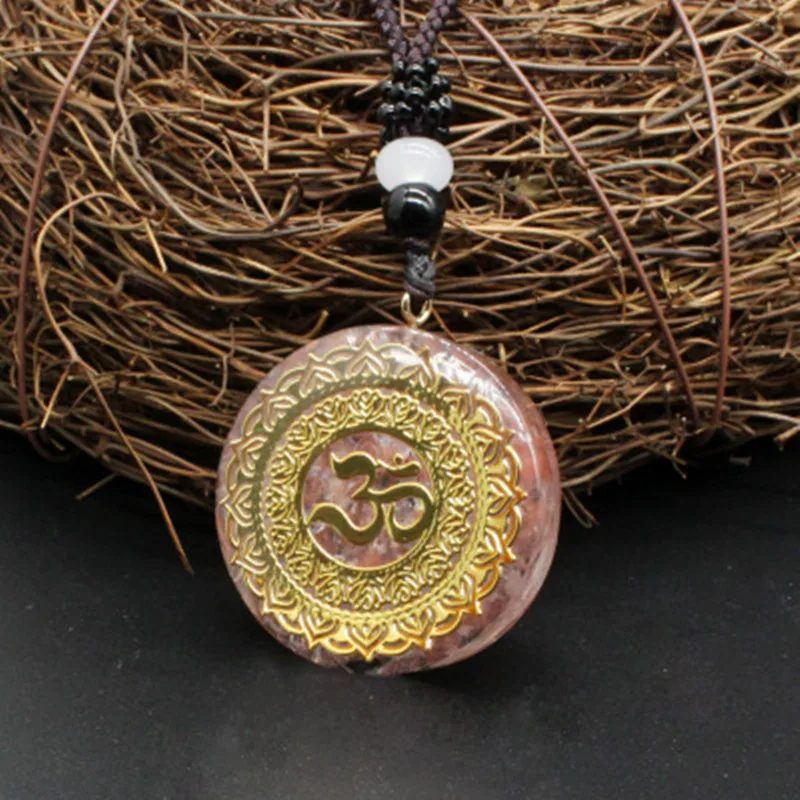 Energy Natural Crushed Stone Synthetic Crystal Organ Pendant Women Men Gift Watermelon Rune Necklace Jewelry Accessories
Energy Natural Crushed Stone Synthetic Crystal Organ Pendant Women Men Gift Watermelon Rune Necklace Jewelry Accessories