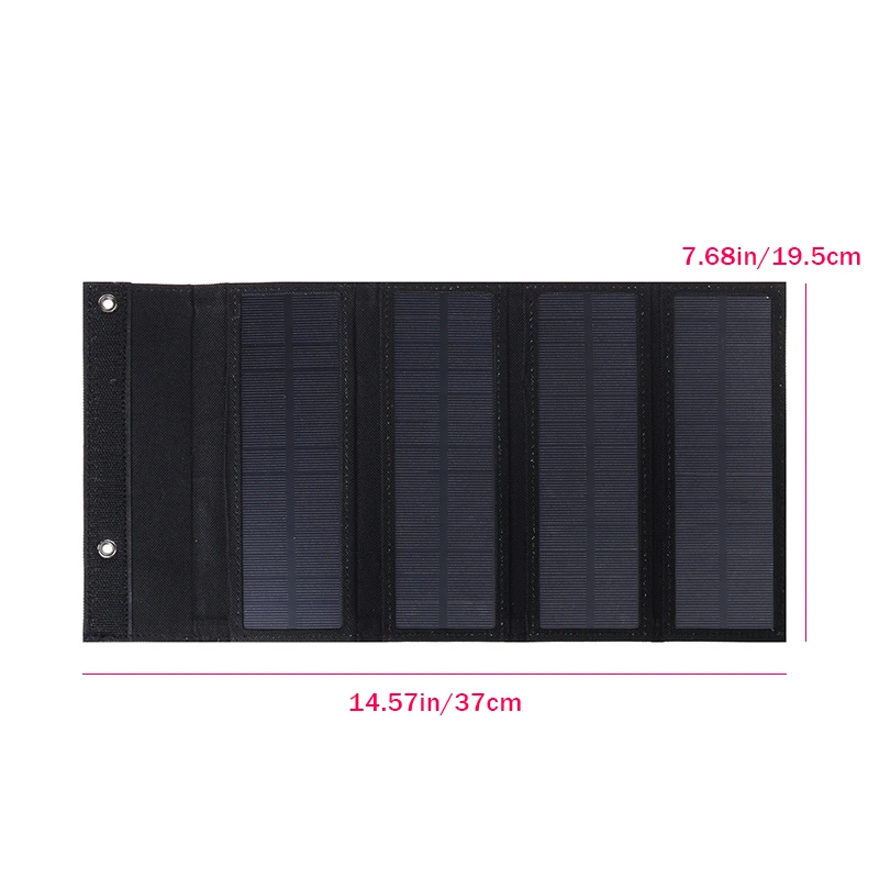 Sun power 50W 5V Foldable Solar Panel Solar Cells Folding Pack 10 in1 USB Cable Portable Solar Battery Charger for Phone Camping
Sun power 50W 5V Foldable Solar Panel Solar Cells Folding Pack 10 in1 USB Cable Portable Solar Battery Charger for Phone Camping
